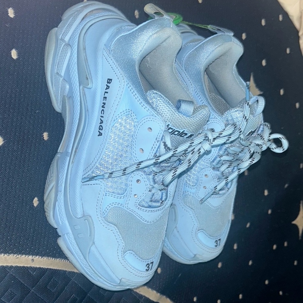 Balenciaga Triple S Sneakers - Light Blue